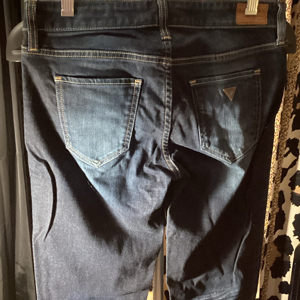 G by Guess Blue “Nicole Cigarette “ Stretch Straight Leg Jeans - EUC Sz 28